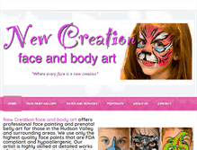 Tablet Screenshot of ncfacepaint.com